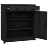 vidaXL Office Cabinet Anthracite 90x40x102 cm Steel