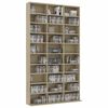 vidaXL CD Cabinet Sonoma Oak 102x16x177.5 cm Engineered Wood