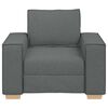 vidaXL Sofa Chair Dark Grey 100x78x84 cm Fabric