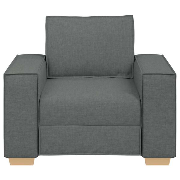 vidaXL Sofa Chair Dark Grey 100x78x84 cm Fabric