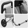 vidaXL Shopping Trolley Folding Grey 35 x 28 x 92 cm Oxford fabric