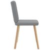 vidaXL Dining Chairs 4 pcs Light Grey Fabric