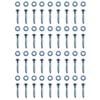 vidaXL L-shaped Ground Anchors 12 pcs Galvanised Steel 5x5x50 cm