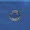 vidaXL Storage Boxes with Lids 4 pcs Blue 32x32x32 cm Fabric