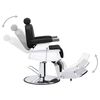 vidaXL Barber Chair Black 68x69x116 cm Faux Leather