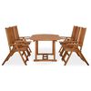 vidaXL 7 Piece Garden Dining Set Solid Acacia Wood