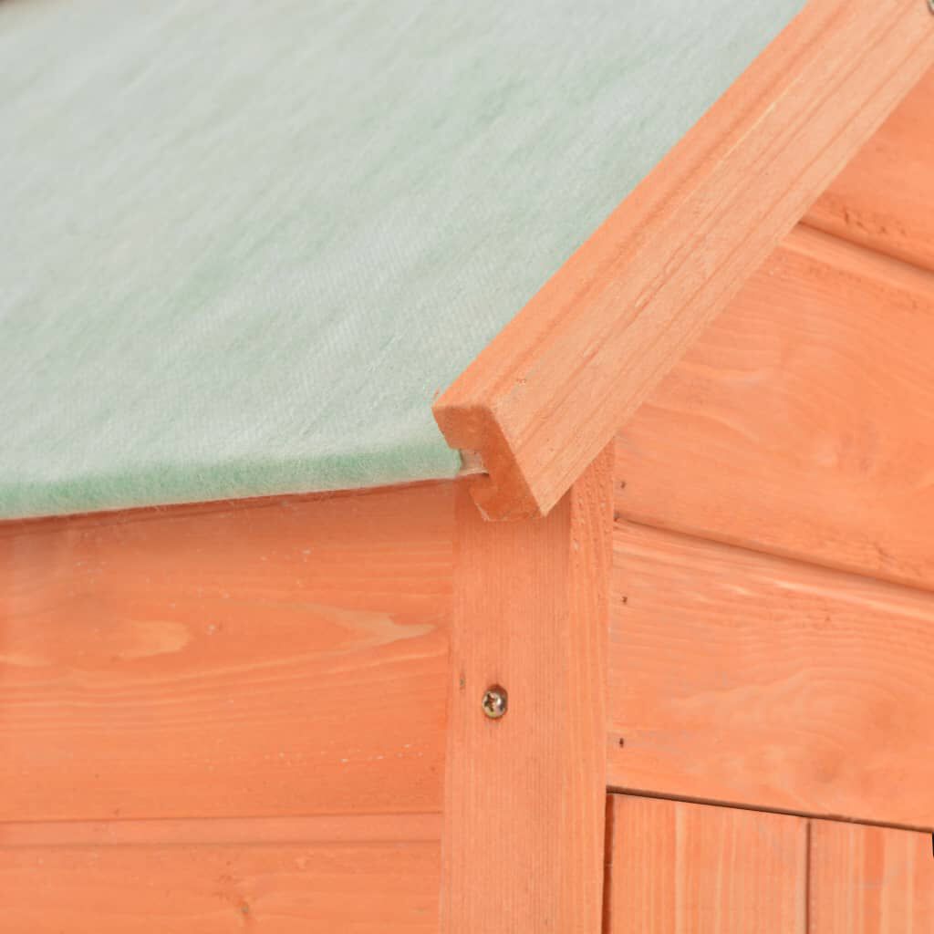 vidaXL Garden Storage Shed 71x60x213 cm Wood