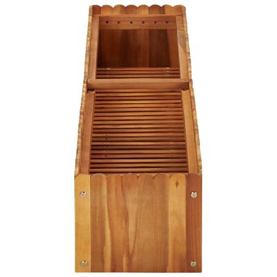 vidaXL Garden Raised Bed 150x30x25 cm Solid Acacia Wood