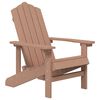 vidaXL Garden Adirondack Chairs 2 pcs HDPE Brown