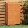 vidaXL Garden Shed Brown 102x52x174.5 cm Solid Wood Fir