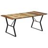 vidaXL Dining Table 180x90x76 cm Solid Reclaimed Wood