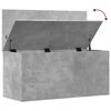 vidaXL Storage Box Concrete Grey 100x42x46 cm Engineered Wood