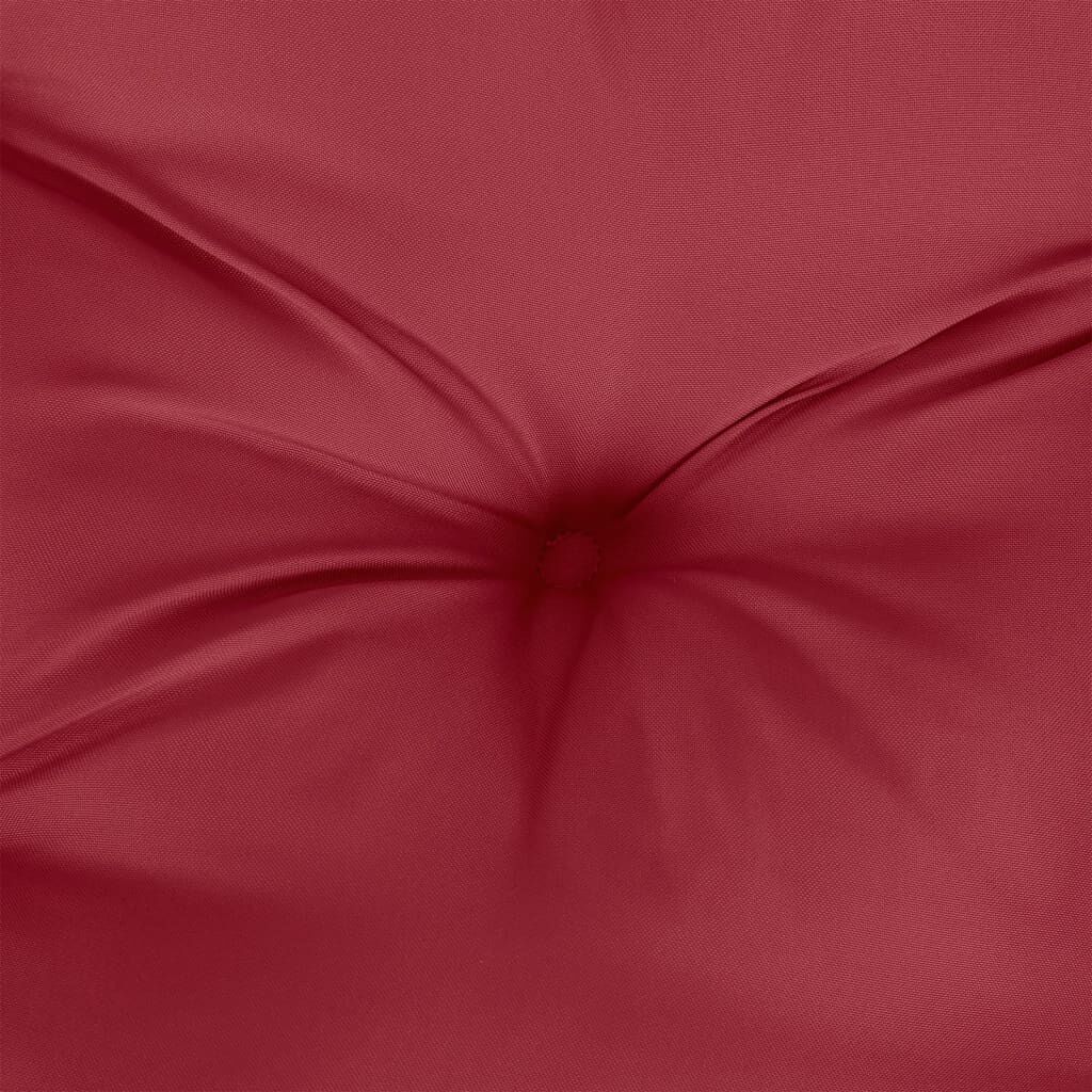 vidaXL Garden Bench Cushion Wine Red 100x50x7cm Oxford Fabric