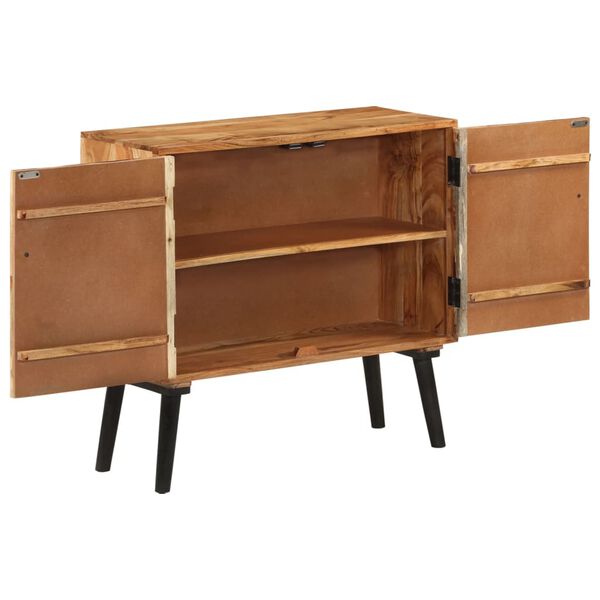 vidaXL Sideboard Solid Mango Wood 85x30x75 cm