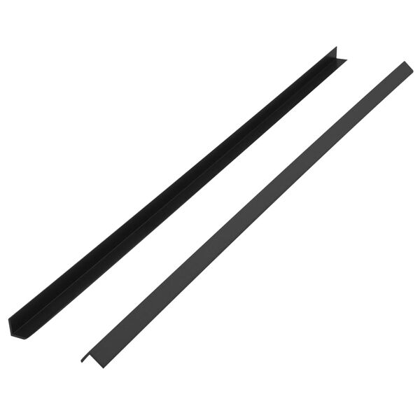 vidaXL 5 pcs Decking Angle Trims WPC 170 cm Black