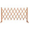 vidaXL Garden Trellis Fence Orange 150x80 cm Solid Firwood