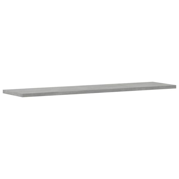 vidaXL Bookshelf Boards 4 pcs Concrete Grey 80x20x1.5 cm Engineered Wood