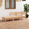 vidaXL 3 Piece Garden Lounge Set Solid Pinewood