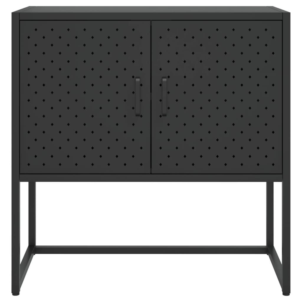 vidaXL Sideboard Black 75x35x75 cm Steel