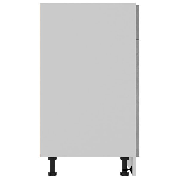 vidaXL Drawer Bottom Cabinet Concrete Grey 80x46x81.5 cm Engineered Wood