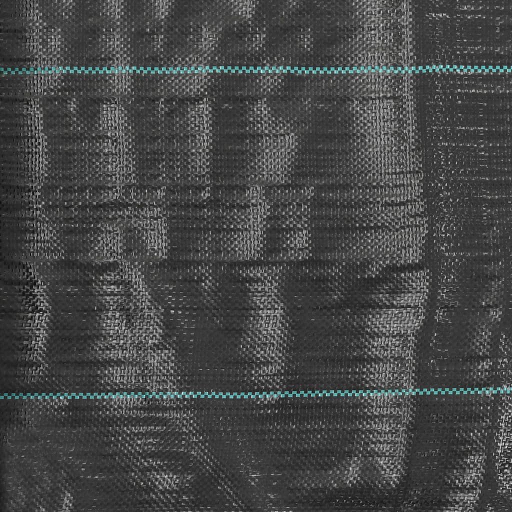 vidaXL Weed & Root Control Mat PP 1x100 m Black