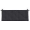 vidaXL Garden Bench Cushion Black 120x50x7 cm Oxford Fabric