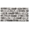 vidaXL 3D Wall Panels with Dark Grey Brick Design 10 pcs EPS