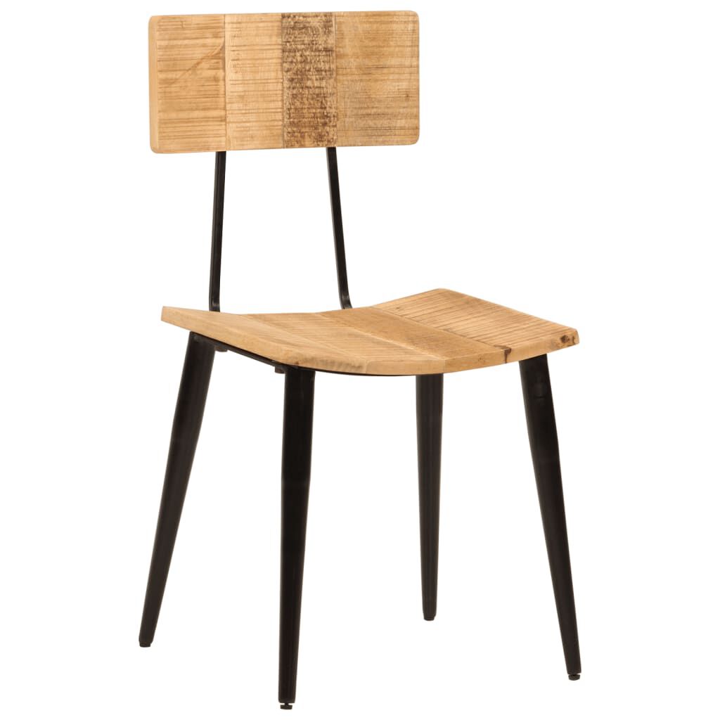 vidaXL Dining Chairs 2 pcs 44x40x80 cm Solid Wood Mango