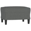 vidaXL 4 Piece Sofa Set with Cushions Dark Grey Fabric