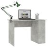 vidaXL Desk Concrete Grey 110x60x73 cm Chipboard
