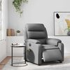 vidaXL Electric Massage Recliner Chair Grey Faux Leather