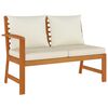vidaXL 7 Piece Garden Dining Set with Cushions Solid Wood Acacia