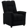 vidaXL Electric Recliner Chair Black Fabric