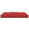 vidaXL Pallet Cushion Red 120x80x12 cm Fabric