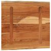vidaXL Table Top 40x40x3.8 cm Rectangular Solid Wood Acacia Live Edge
