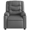 vidaXL Electric Massage Recliner Chair Grey Faux Leather