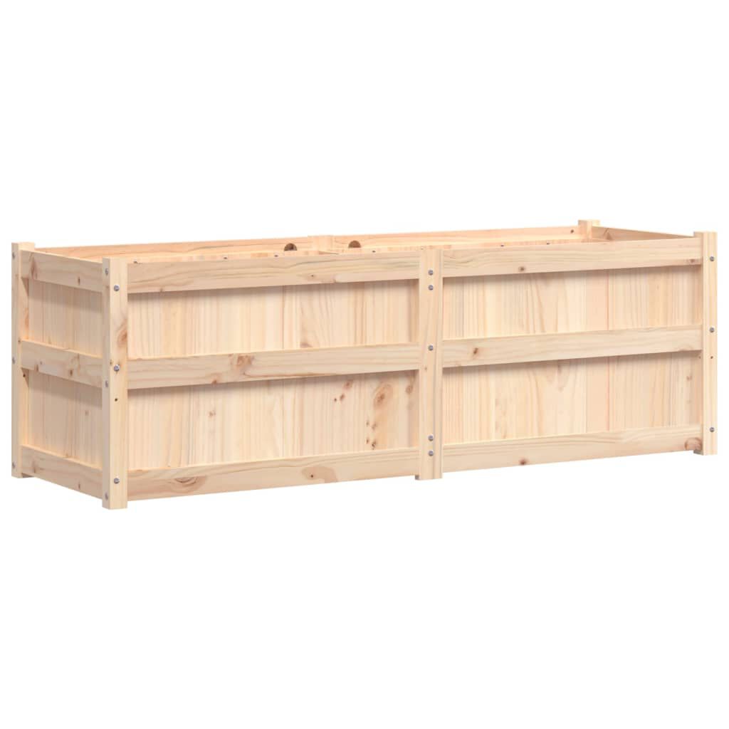 vidaXL Garden Planter 150x50x50 cm Solid Wood Pine
