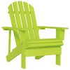vidaXL Garden Chair | Green | Solid Fir Wood | Large | Ergonomic