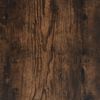 vidaXL Coffee Table Smoked Oak 90x90x28 cm Engineered Wood
