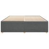 vidaXL Bed Frame without Mattress Dark Grey California King Fabric