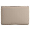 vidaXL Cushion Set 3 pcs Taupe Oxford Fabric