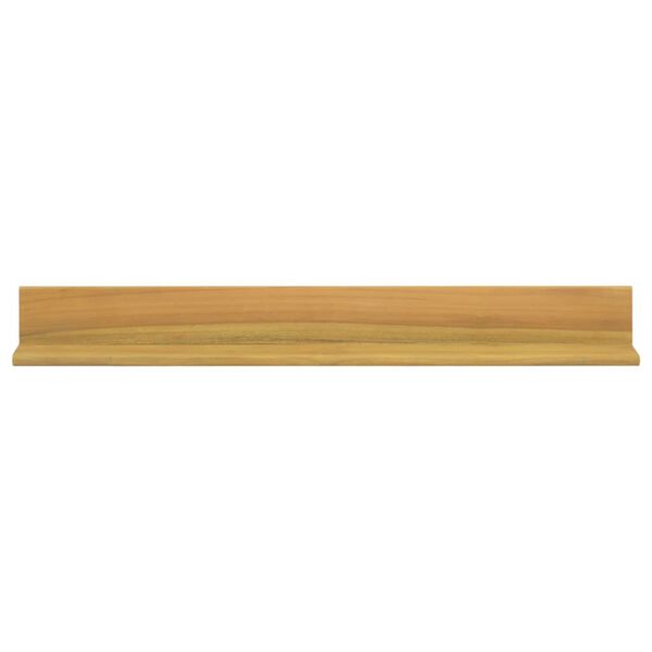 vidaXL Wall Shelves 2 pcs 90x10x10 cm Solid Wood Teak
