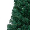 vidaXL Artificial Half Pre-lit Christmas Tree with Stand Green 120 cm PVC