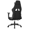 vidaXL Gaming Chair with Footrest Black and Camouflage Faux Leather