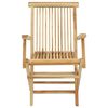 vidaXL 5 Piece Outdoor Dining Set Solid Teak Wood