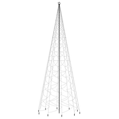 vidaXL Christmas Tree with Spike Warm White 3000 LEDs 800 cm