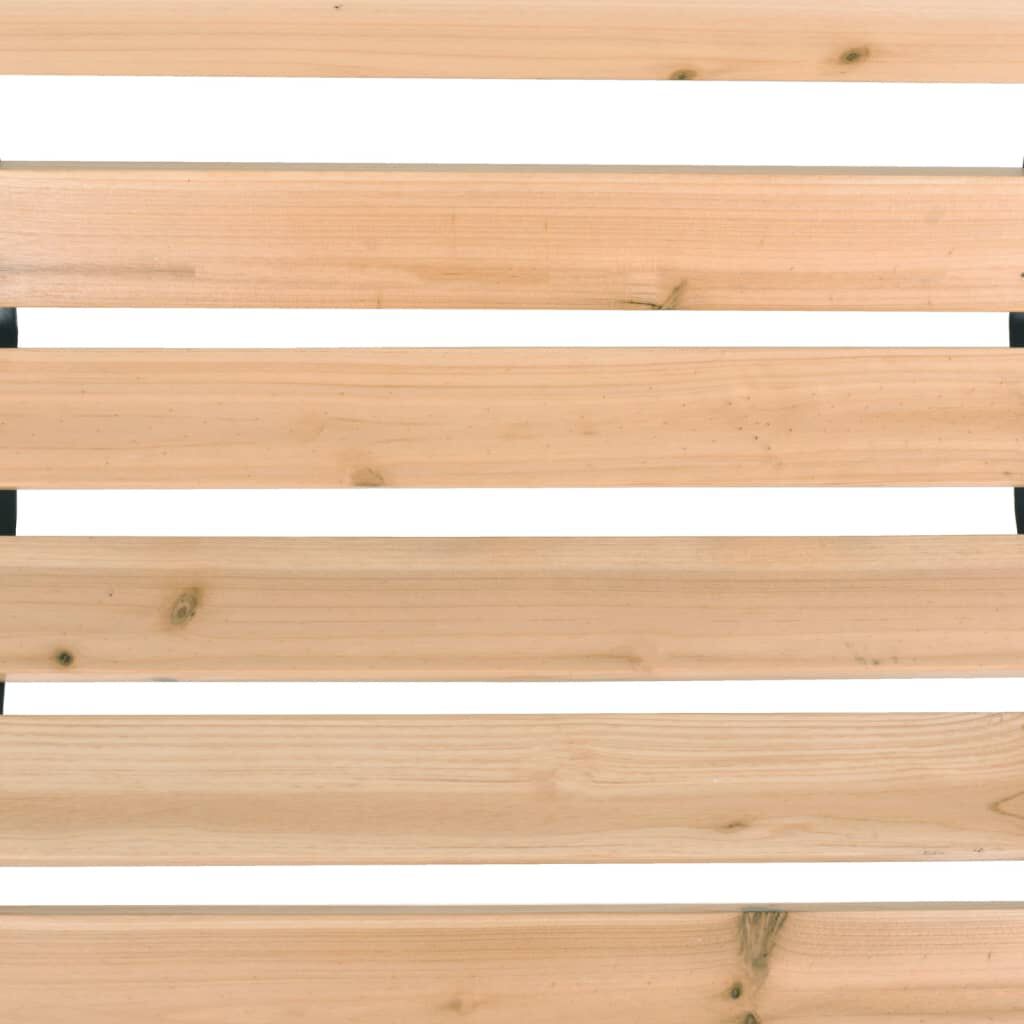vidaXL Garden Bench 122 cm Wood