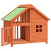 vidaXL Dog Kennel Brown 96x60.5x87 cm Solid Wood Pine