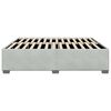 vidaXL Bed Frame without Mattress Light Grey California King Velvet