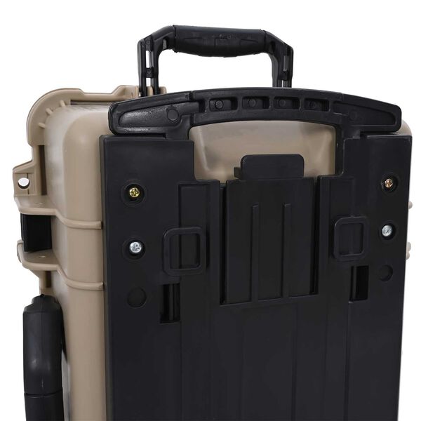 vidaXL Wheel-equipped Tool/Equipment Case with Pick & Pluck Foam Inside